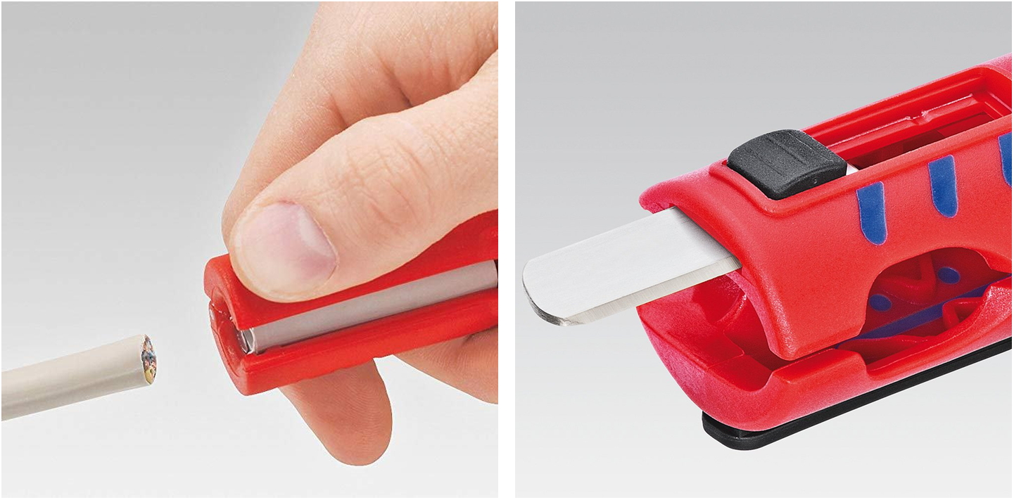 מסיר בידוד לכבלים קניפקס KNIPEX ERGOSTRIP 16 85 125 SB